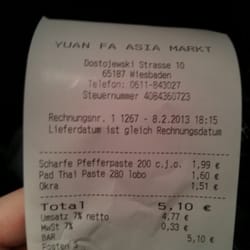 Yuan Fa Asia Markt