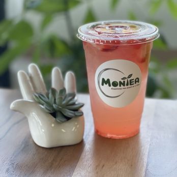 Montea Boba - Strawberry lemonade - Bubble Tea Near Me - Stockton, California Montea Boba - Strawberry lemonade - Bubble Tea Near Me - Stockton, California