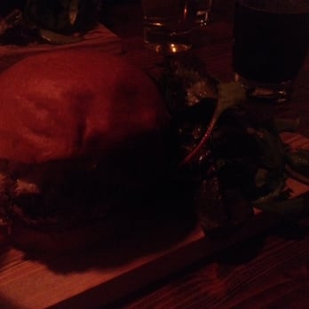 Midwood Flats - Burger (sorry for the low light, it's dark in there) - Cocktail Bars Near Me - Brooklyn, New York Midwood Flats - Burger (sorry for the low light, it's dark in there) - Cocktail Bars Near Me - Brooklyn, New York