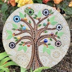 Tiny Tile Mosaics - Family Tree - Commissioned artwork 2018