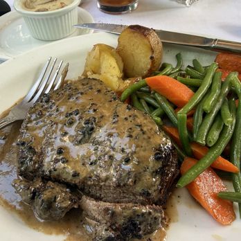 Cafe Zack - Peppercorns crusted filet - Seafood Near Me - Ventura, California