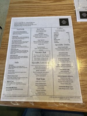 Menu photo 1 The Simple Fare Millburn, NJ