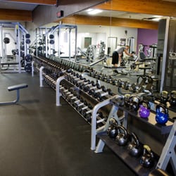 Anytime Fitness - Lots of weight to pick up and put back down :)