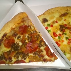 Hawk's Pizza - Carnivore's Delight and That's Amore pizzas