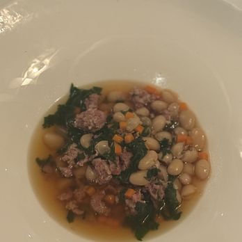 La Table Provencale - White bean, sausage and kale soup - Tapas/Small Plates Near Me - White Post, Virginia