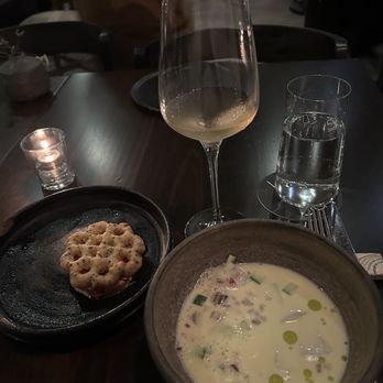 Jun - Scallop crudo & beef tartare - New American Near Me - Houston, Texas Jun - Scallop crudo & beef tartare - New American Near Me - Houston, Texas