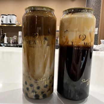 Te'amo Boba Bar - Dalgona Coffee W/Boba & Volcano thai tea with boba and coffee jelly - Bubble Tea Near Me - Chicago, Illinois