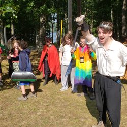 The Story School - King Arthur leads a camp full of heroes into epic battles