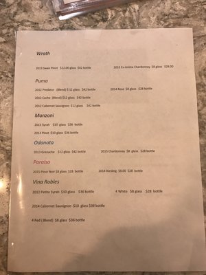 Menu photo 4 Taste of the Pinnacles Soledad, CA