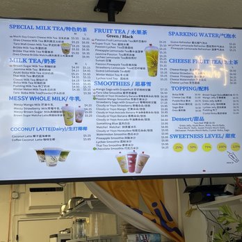 Fortune Tea - Menu - Juice Bars & Smoothies Near Me - Honolulu, Hawaii