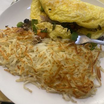 Angels Creek Restaurant - Great hash browns. Dry veggie omelet, good but needed more cheese please. (Put cheese inside) - Breakfast & Brunch Near Me - Angels Camp, California Angels Creek Restaurant - Great hash browns. Dry veggie omelet, good but needed more cheese please. (Put cheese inside) - Breakfast & Brunch Near Me - Angels Camp, California
