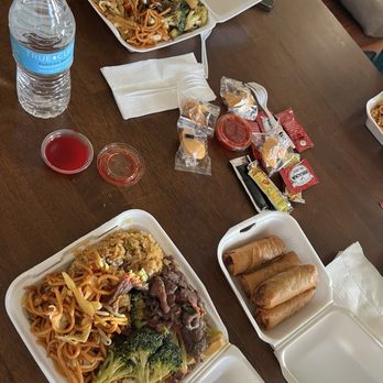 China Wok Express - Combo A: Fried Rice, Chow Mein, Beef Broccoli - Chinese Near Me - Downey, California China Wok Express - Combo A: Fried Rice, Chow Mein, Beef Broccoli - Chinese Near Me - Downey, California