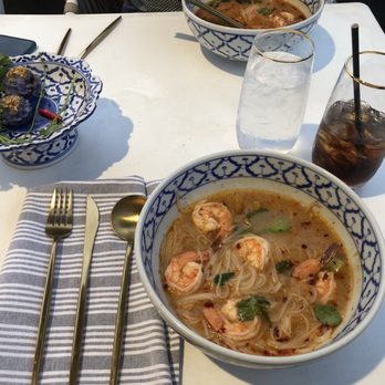 Kin Dee - Shrimp Tom Yum Noodles Soup - Thai Near Me - Houston, Texas Kin Dee - Shrimp Tom Yum Noodles Soup - Thai Near Me - Houston, Texas