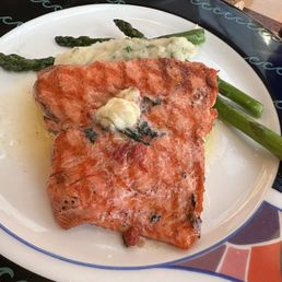 Copper River King Salmon - cedar plank seared.