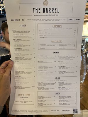 Menu photo 4 The Barrel Bartonville, TX