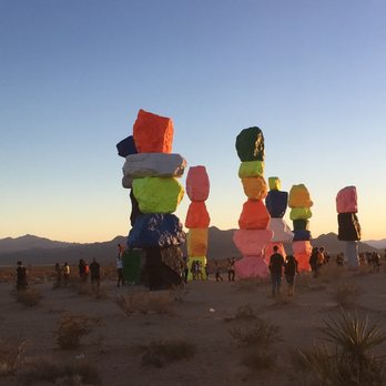 Seven Magic Mountains - Public Art Near Me - Las Vegas, Nevada