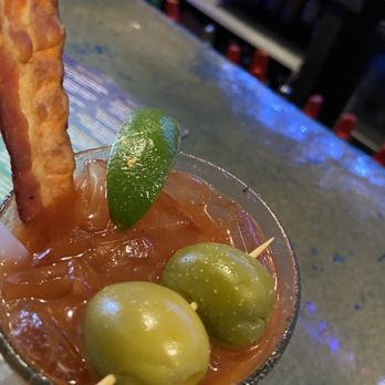 Quahog Republic Dive Bar - The Bloody Mary is worth the $$. - New American Near Me - Falmouth, Massachusetts