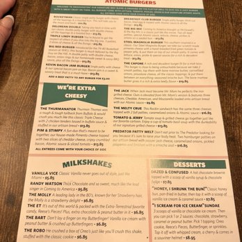 Atomic Kitchen - Menu - Desserts Near Me - Bowling Green, Kentucky