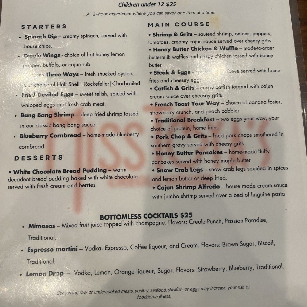 Miss Toya's - Brunch Menu - Soul Food Near Me - Laurel, Maryland Miss Toya's - Brunch Menu - Soul Food Near Me - Laurel, Maryland