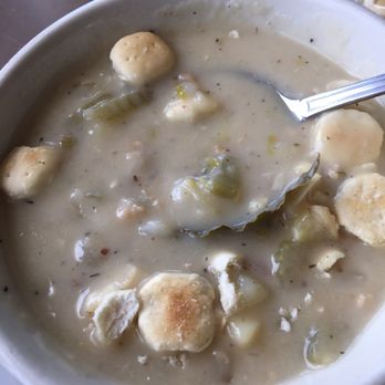 Sam's Chowder House - Clam chowder- 4.0 could have used a little more clam. By the way a cup is perfect size if having with a meal. - Seafood Near Me - Half Moon Bay, California Sam's Chowder House - Clam chowder- 4.0 could have used a little more clam. By the way a cup is perfect size if having with a meal. - Seafood Near Me - Half Moon Bay, California