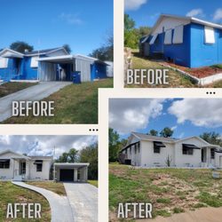 Bernie's House Painting - We are so proud to show off this amazing transformation! Our painting company just finished their project of painting this beautiful house.