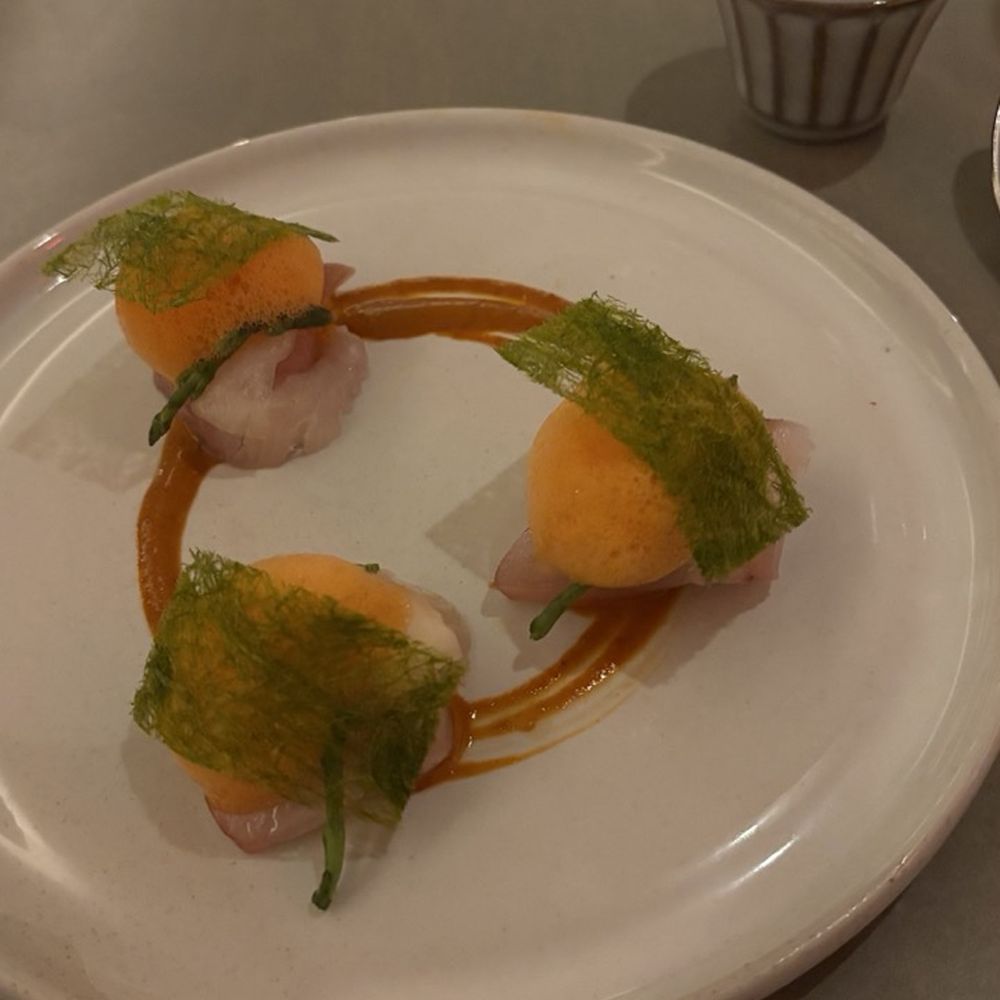 SHIA - Mul Hwe - raw fish, kimchi foam - Korean Near Me - Washington, DC, District of Columbia