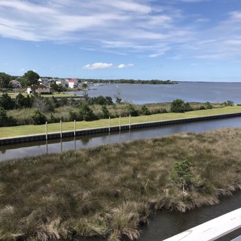 Burrus House Inn - View from private balcony in the Julie Day room - Hotels Near Me - Manteo, North Carolina