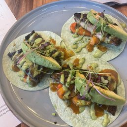 Green Mushroom Tacos