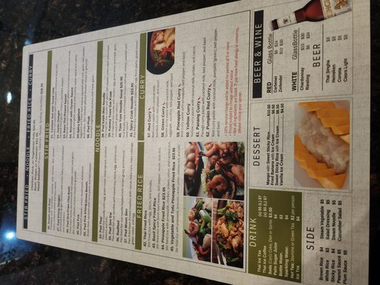 Menu photo 5 Thai Grata San Jose, CA