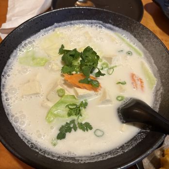 Thai Twist Noodle House - Coconut Noodle Soup with tofu - Thai Near Me - Raleigh, North Carolina