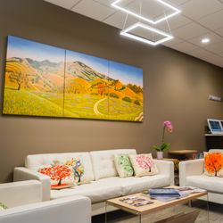 The Grove Family Dentistry - Our clean and welcoming patient lounge as you enter our office.