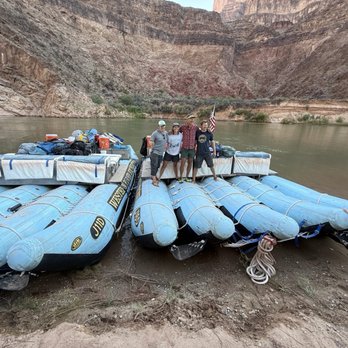 Western River Expeditions - Our Awesome crew and the raft - Rafting/Kayaking Near Me - Fredonia, Arizona