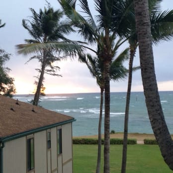 Pono Kai Resort - View from our lanai - Hotels Near Me - Kapaa, Hawaii Pono Kai Resort - View from our lanai - Hotels Near Me - Kapaa, Hawaii