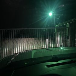 Mountain View Property Management - Closed and locked gate with me on the inside.