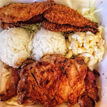 Ipo BBQ - Chicken and fried shrimp combination. - Hawaiian Near Me - Poway, California Ipo BBQ - Chicken and fried shrimp combination. - Hawaiian Near Me - Poway, California