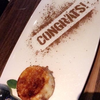 Yard House - Free mini creme brûlée cheesecake from our waiter Riley :) - New American Near Me - Sacramento, California Yard House - Free mini creme brûlée cheesecake from our waiter Riley :) - New American Near Me - Sacramento, California
