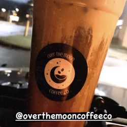 Over The Moon Coffee - Cold brew with pumpkin cold foam