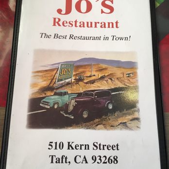 Jo's Family Restaurant - Cute menu cover. - Breakfast & Brunch Near Me - Taft, California Jo's Family Restaurant - Cute menu cover. - Breakfast & Brunch Near Me - Taft, California