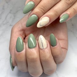 Creations Beauty Lounge - We used our newest form of nail enhancement to extend this clients nails. This is called Gel-x nail extensions.