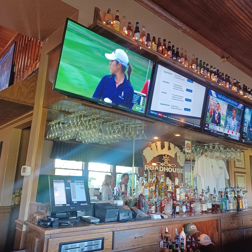 Billy's Roadhouse - the bar and televisions - New American Near Me - Wexford, Pennsylvania