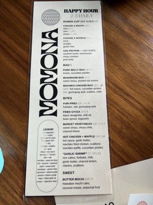 Menu photo 2 Momona Chico, CA
