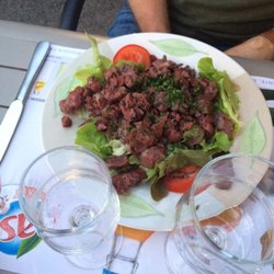 La Croisée des Régions - Salade de gésiers, avec plus de gésiers que de salade!