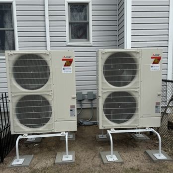 Hampton's Air Heating and Air Conditioning - 2 beautiful and efficient Mitsubishi units - Heating & Air Conditioning/HVAC Near Me - Quogue, New York