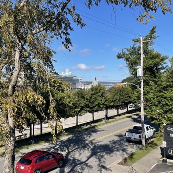 Governor's Pub & Eatery - View from upstairs patio - Pubs Near Me - Sydney, Nova Scotia Governor's Pub & Eatery - View from upstairs patio - Pubs Near Me - Sydney, Nova Scotia