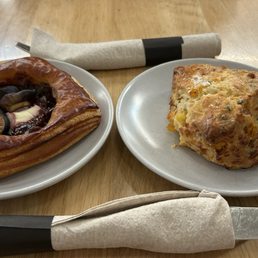 Fig and goat cheese pastry. Savory FRESNO CHILI & CHEDDAR SCONE Fig and goat cheese pastry. Savory FRESNO CHILI & CHEDDAR SCONE