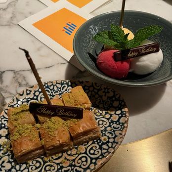 ilili DC - Baklava and Sorbet - Lebanese Near Me - Washington, DC, District of Columbia