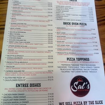 Sal’s Pizza Bar - Menu - Pizza Near Me - Golden Oak, Florida Sal’s Pizza Bar - Menu - Pizza Near Me - Golden Oak, Florida
