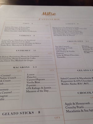 Menu photo 5 Ortolana Auckland, AUK Menu photo 5 Ortolana Auckland, AUK