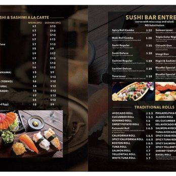 Blue Koi Japanese Bistro - Sushi & sashimi menu - Sushi Bars Near Me - Heath, Texas Blue Koi Japanese Bistro - Sushi & sashimi menu - Sushi Bars Near Me - Heath, Texas