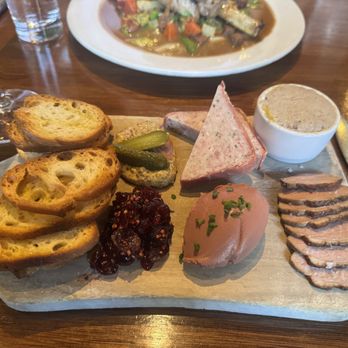 Wood Tavern - Chicken liver pate was great and smoked duck were good. I didn't care for rabbit terrine and pork rillettes. - New American Near Me - Oakland, California Wood Tavern - Chicken liver pate was great and smoked duck were good. I didn't care for rabbit terrine and pork rillettes. - New American Near Me - Oakland, California